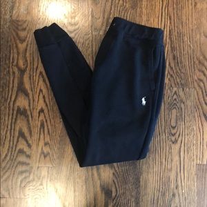 Black polo joggers